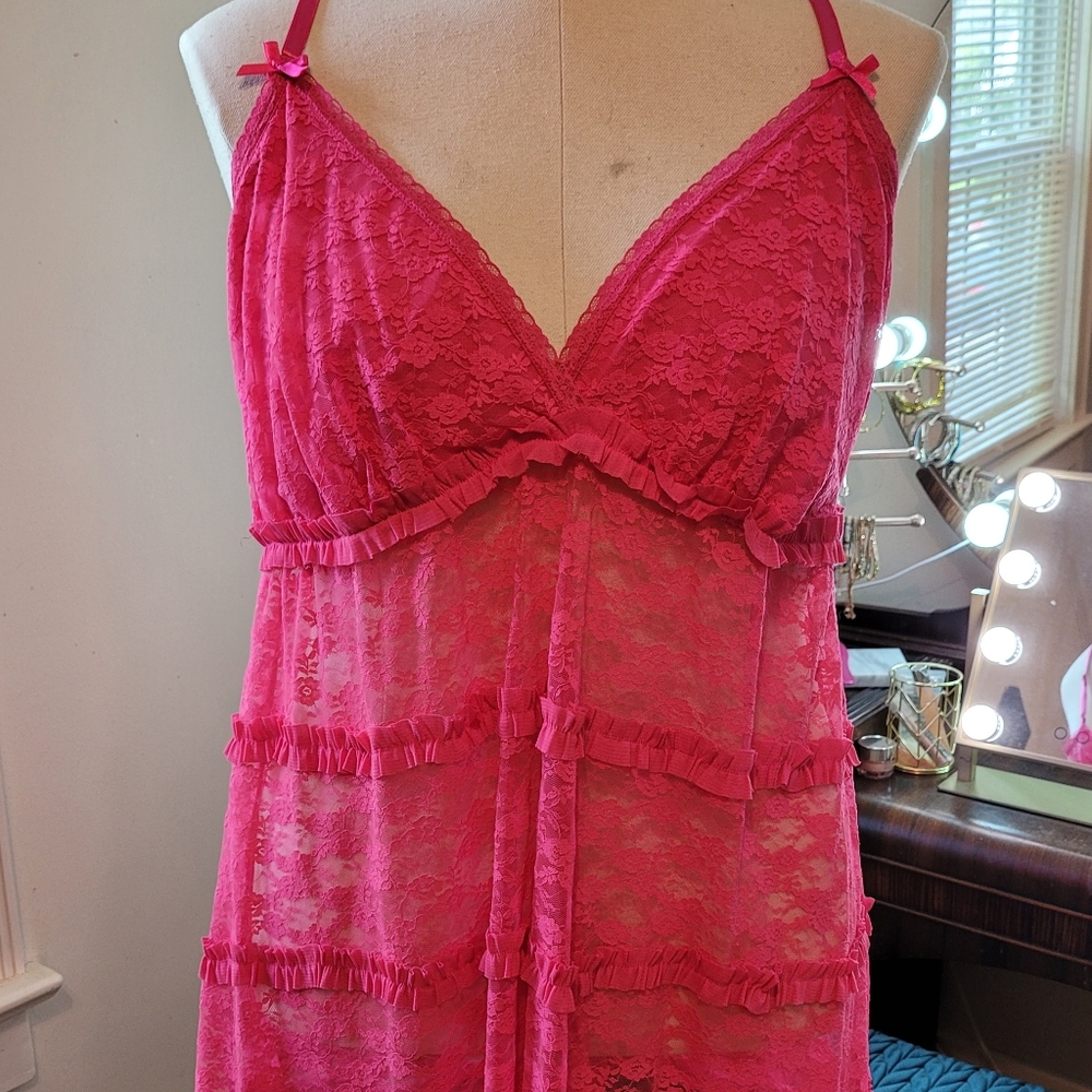 Lane Bryant Cacique lace babydoll lingerie